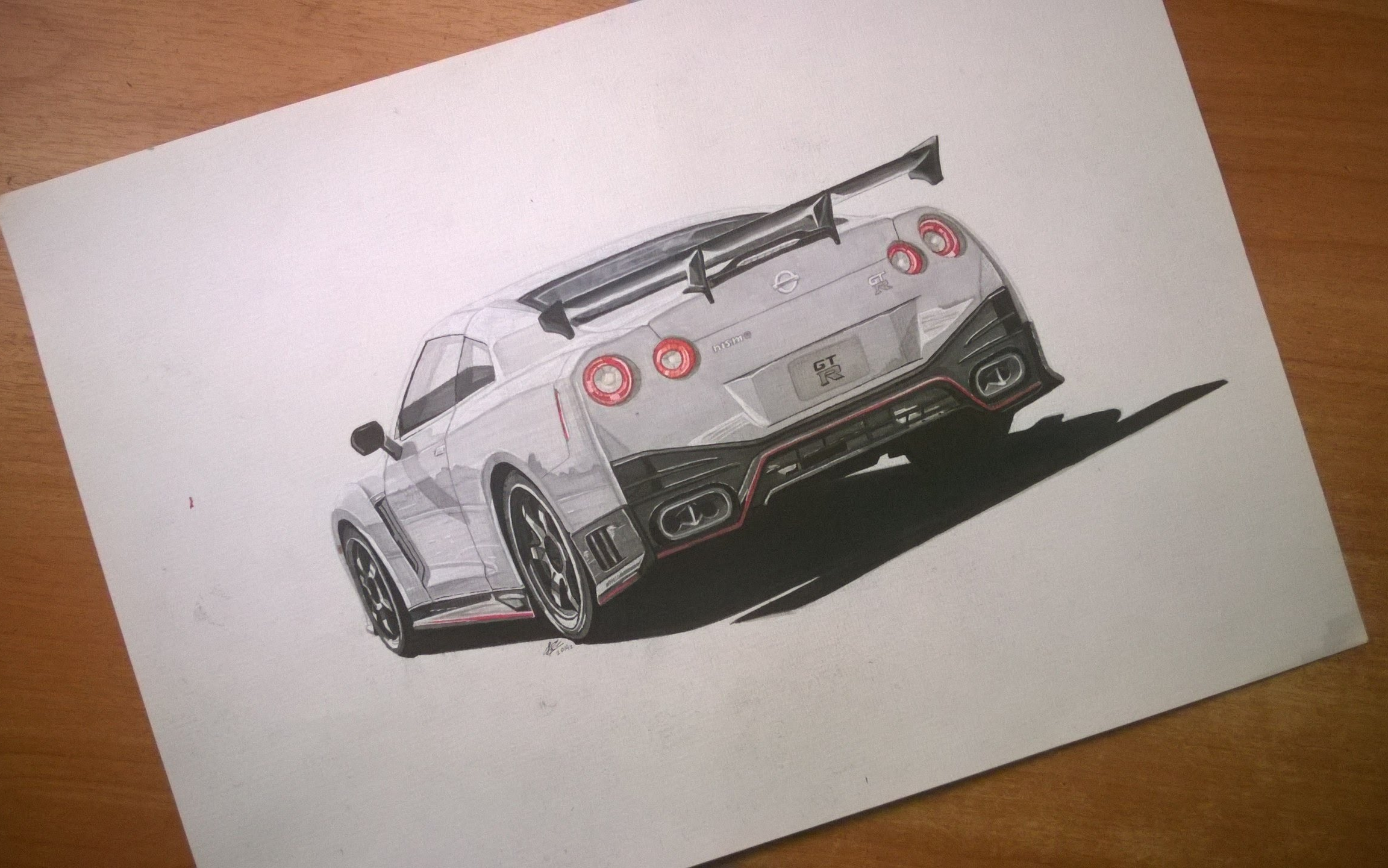 【大佬画画】如何画好一台gtr r35 ?