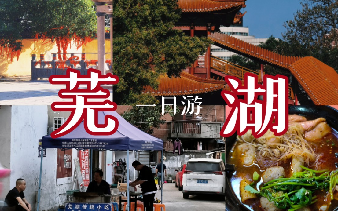 芜湖一日游之突击的旅人!划重点:光遇面基!美食和绿色城建!古色古香广济寺!哔哩哔哩bilibili