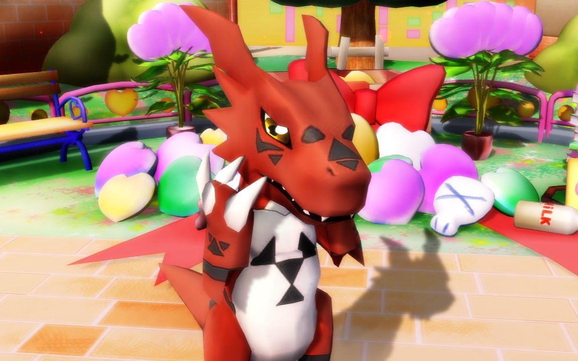 【数码宝贝mmd】基尔兽找不到启人开始跳舞了