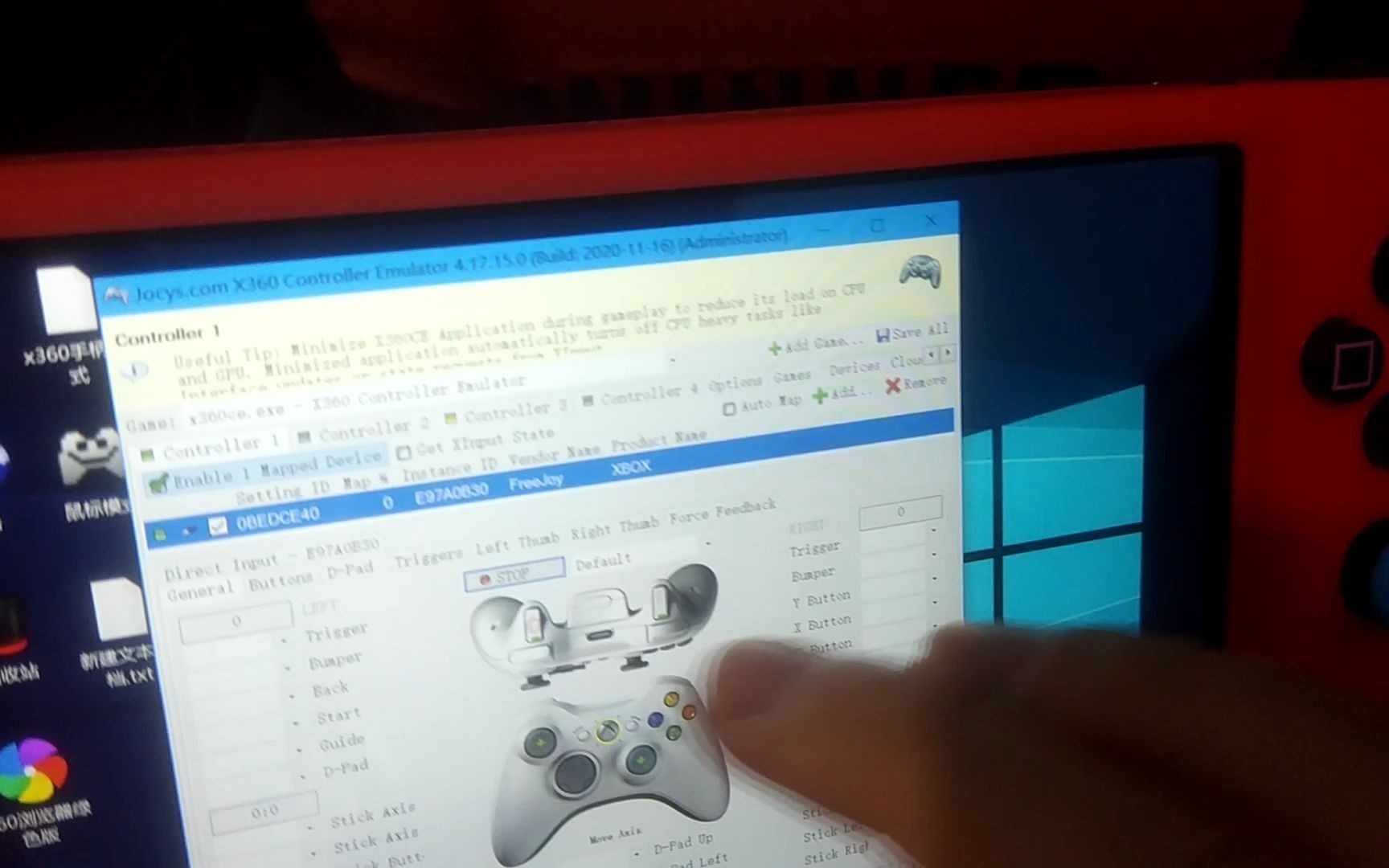 让你的手柄伪装成XBOX360手柄教程/WIN10掌机的最爱/X360CE手柄教程哔哩哔哩bilibili