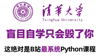 【整整608集】清华大学168小时讲完的Python教程（数据分析）保姆级全套教程，全程干货无废话！编程技术猛涨！零基础入门到精通有这套就够了！