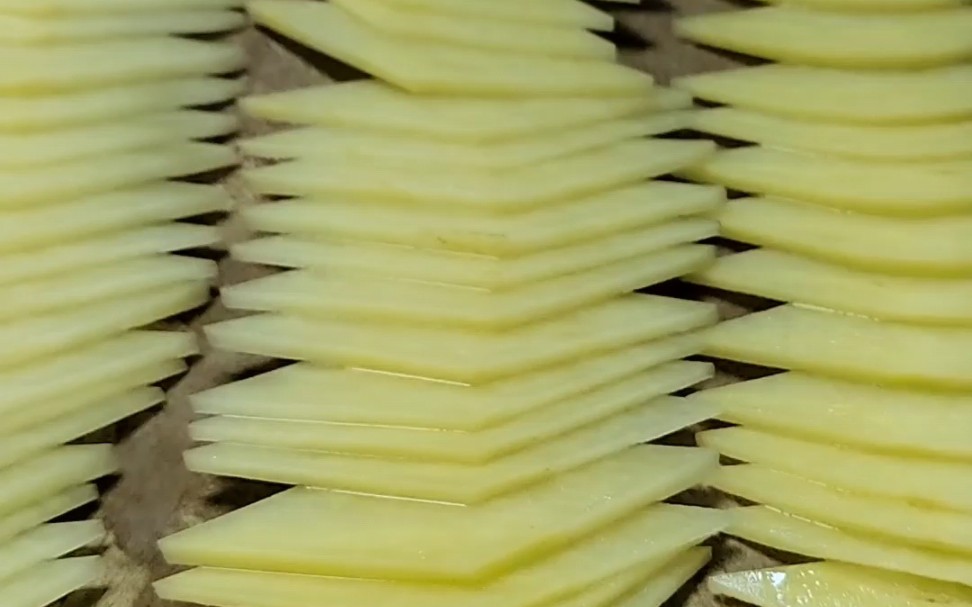 菱形土豆片快速切法