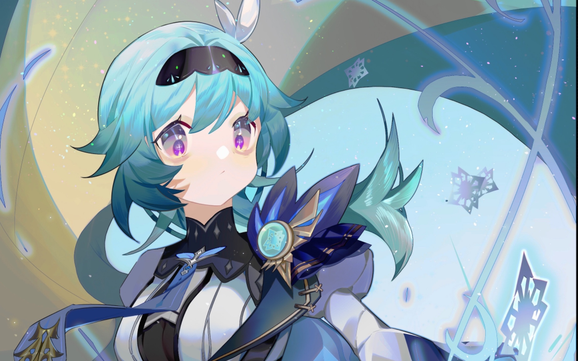 sai绘画原神优菈塔罗牌系列