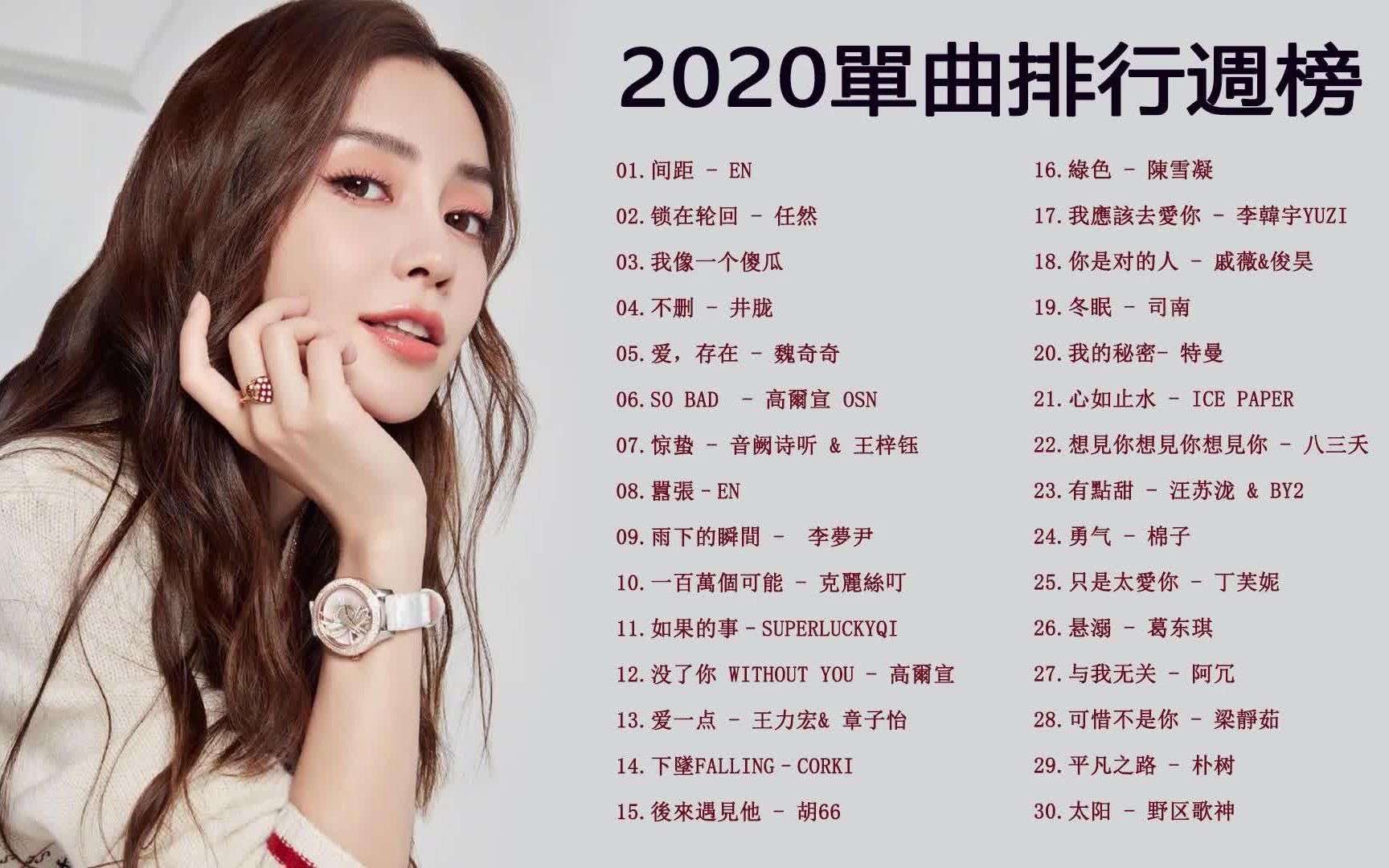 2020单曲排行周榜,好听的流行歌曲