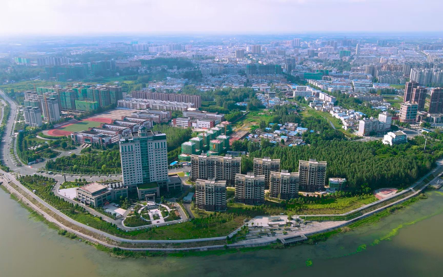 [图]信阳市光山县官渡八景之望水登楼——望水楼广场