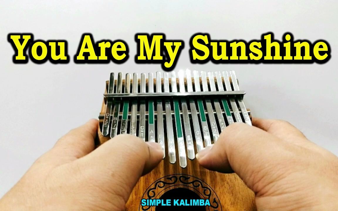 [图]【拇指琴】温暖又治愈《You Are my Sunshine》，超简单入门1分钟教程