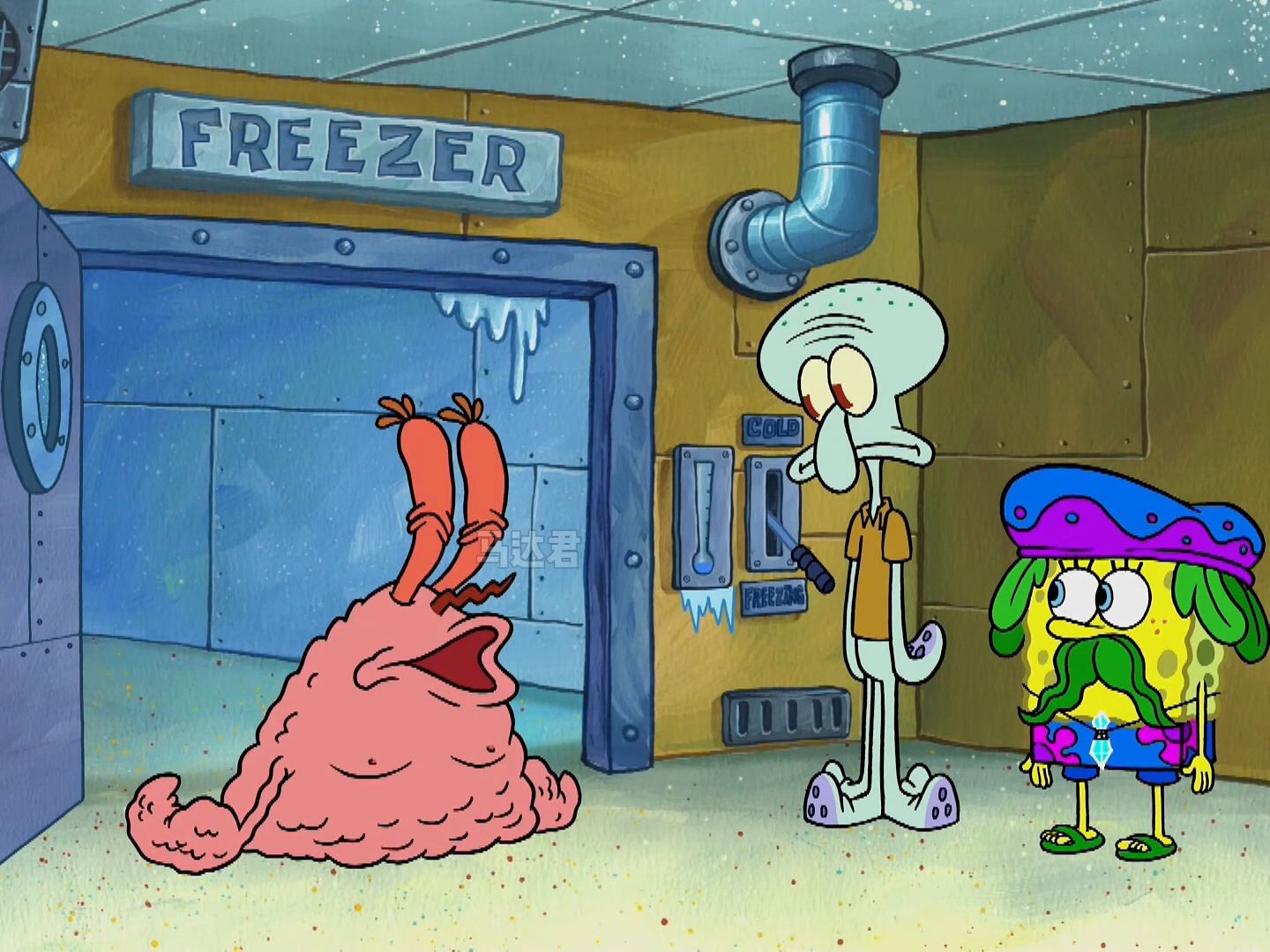 蟹堡王关门危机,海绵宝宝章鱼哥联手度过危机2