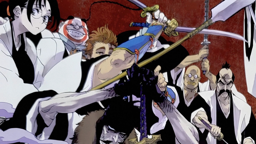 油管死神大佬解析初代护庭十三队人设图(98新绘)