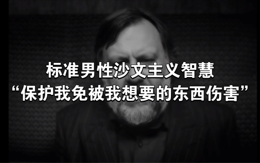 D标准男性沙文主义智慧“保护我免被我想要的东西伤害”【自译:如何阅读拉康|面具与真相】齐泽克哔哩哔哩bilibili