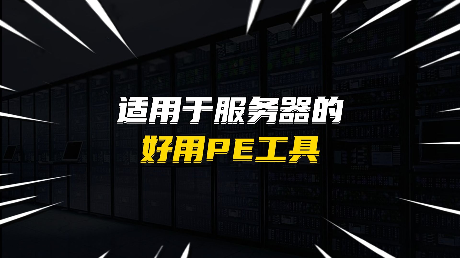 适用于服务器的好用PE工具