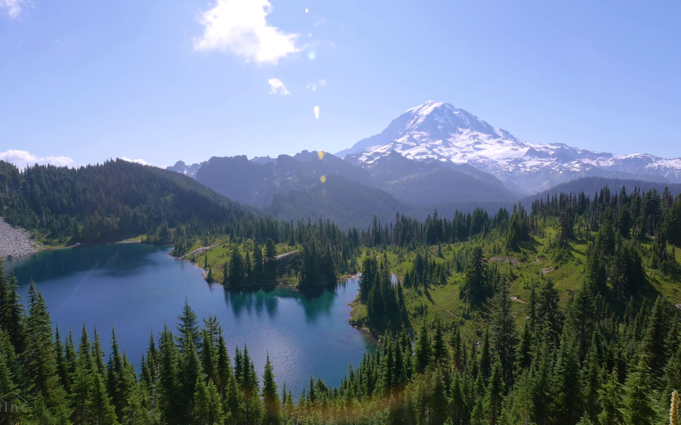 美国 华盛顿州 雷尼尔山国家公园 夏季风光2小时