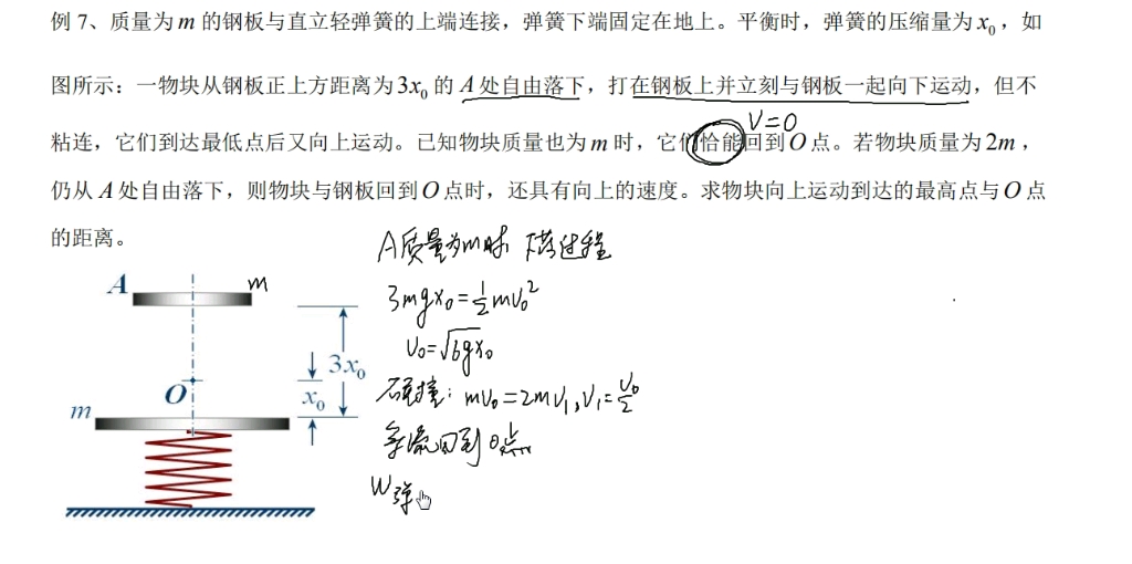 碰撞和弹簧模型的分析和计算哔哩哔哩bilibili