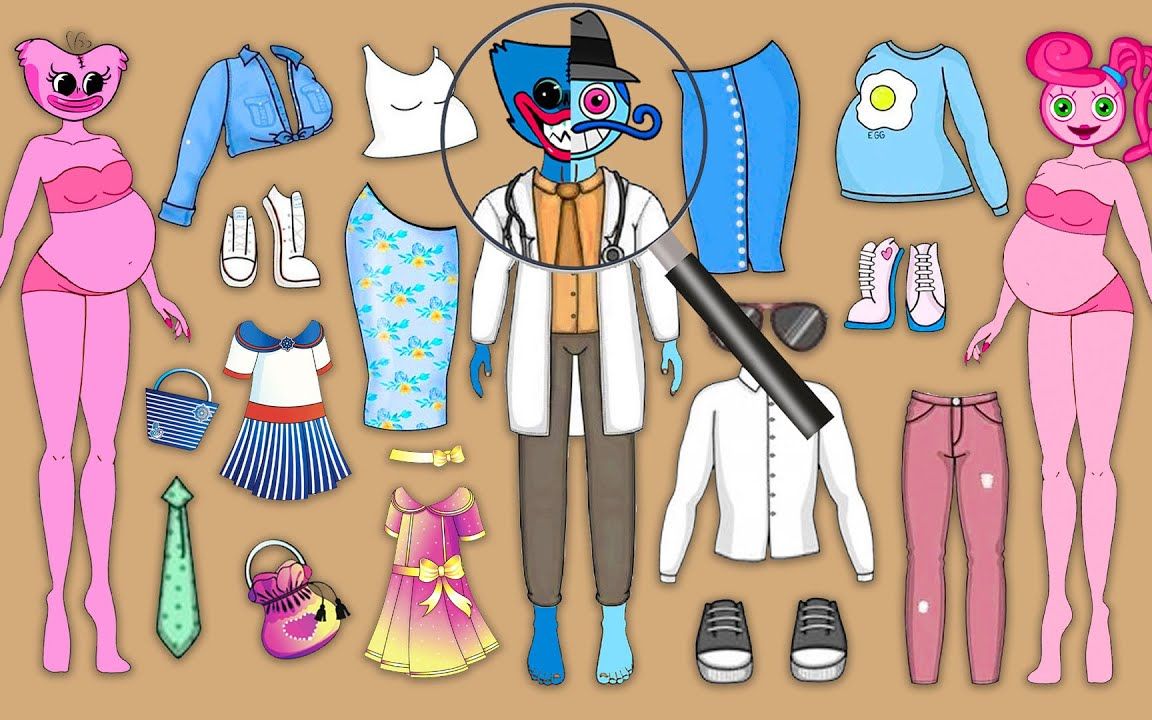 纸娃娃安静书换装游戏