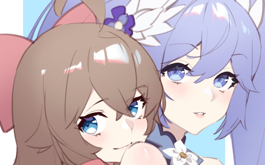 卖茶的灵梦祝嘉然和向晚百年好合捏_哔哩哔哩_bilibili