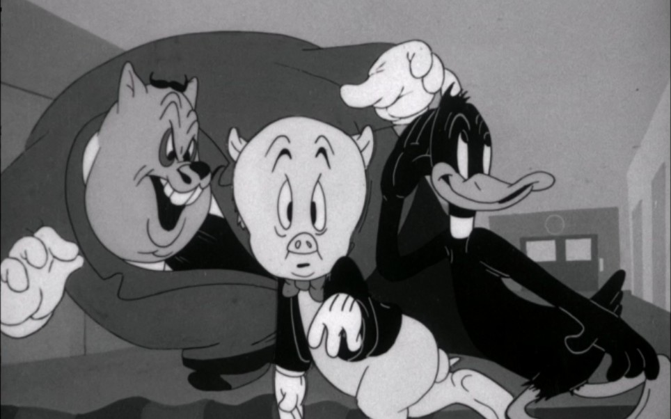 [图]【华纳短片】渣翻 乐一通 猪小弟的壮举 Looney tunes-porky pig's feat(1943)