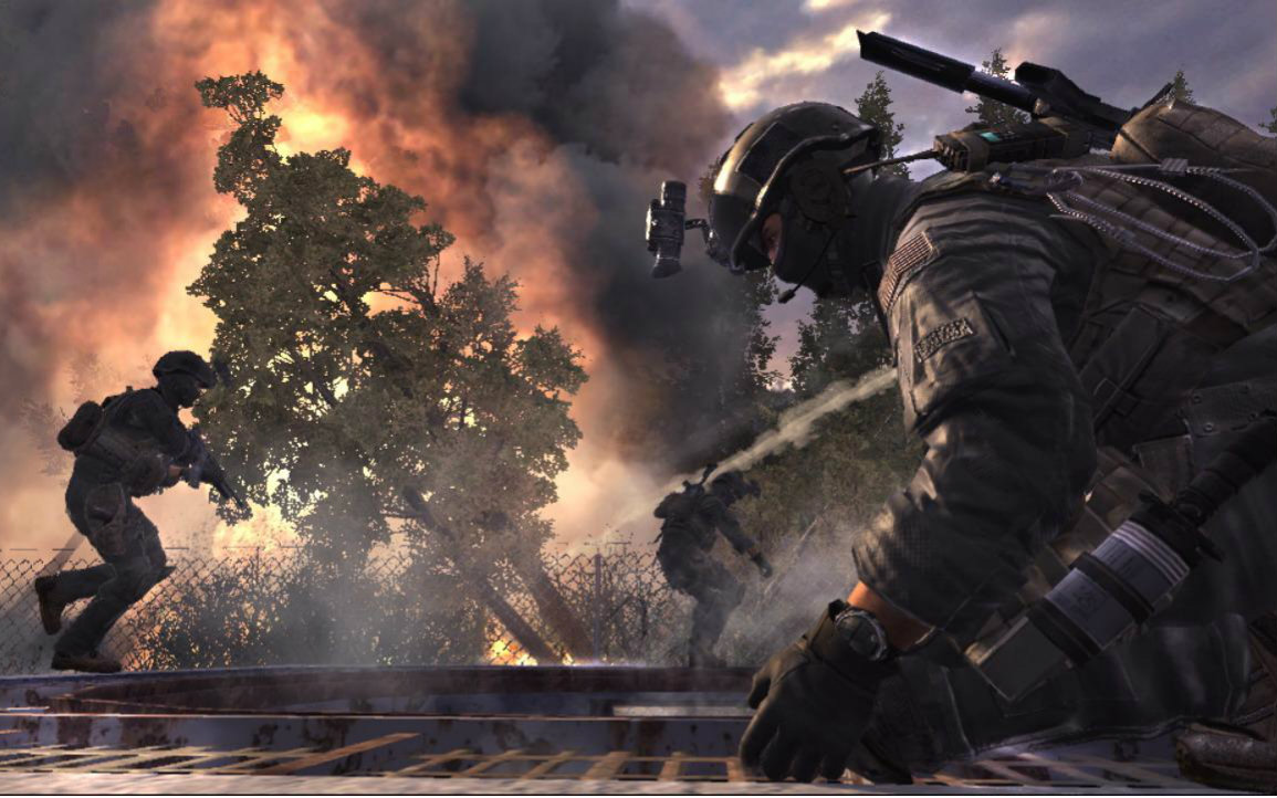 使命召唤4联机 剪辑(其实是瞎剪了剪)