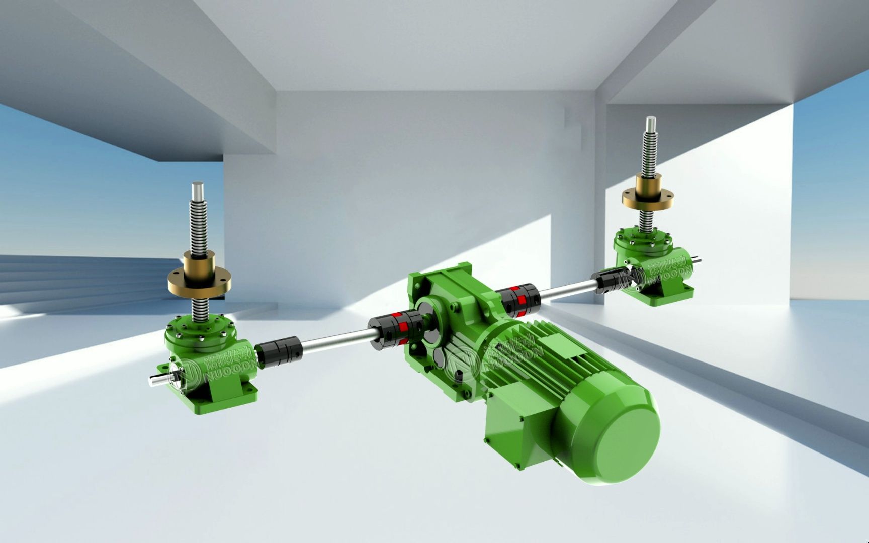 jwm同步蜗轮丝杆升降平台立式升降机