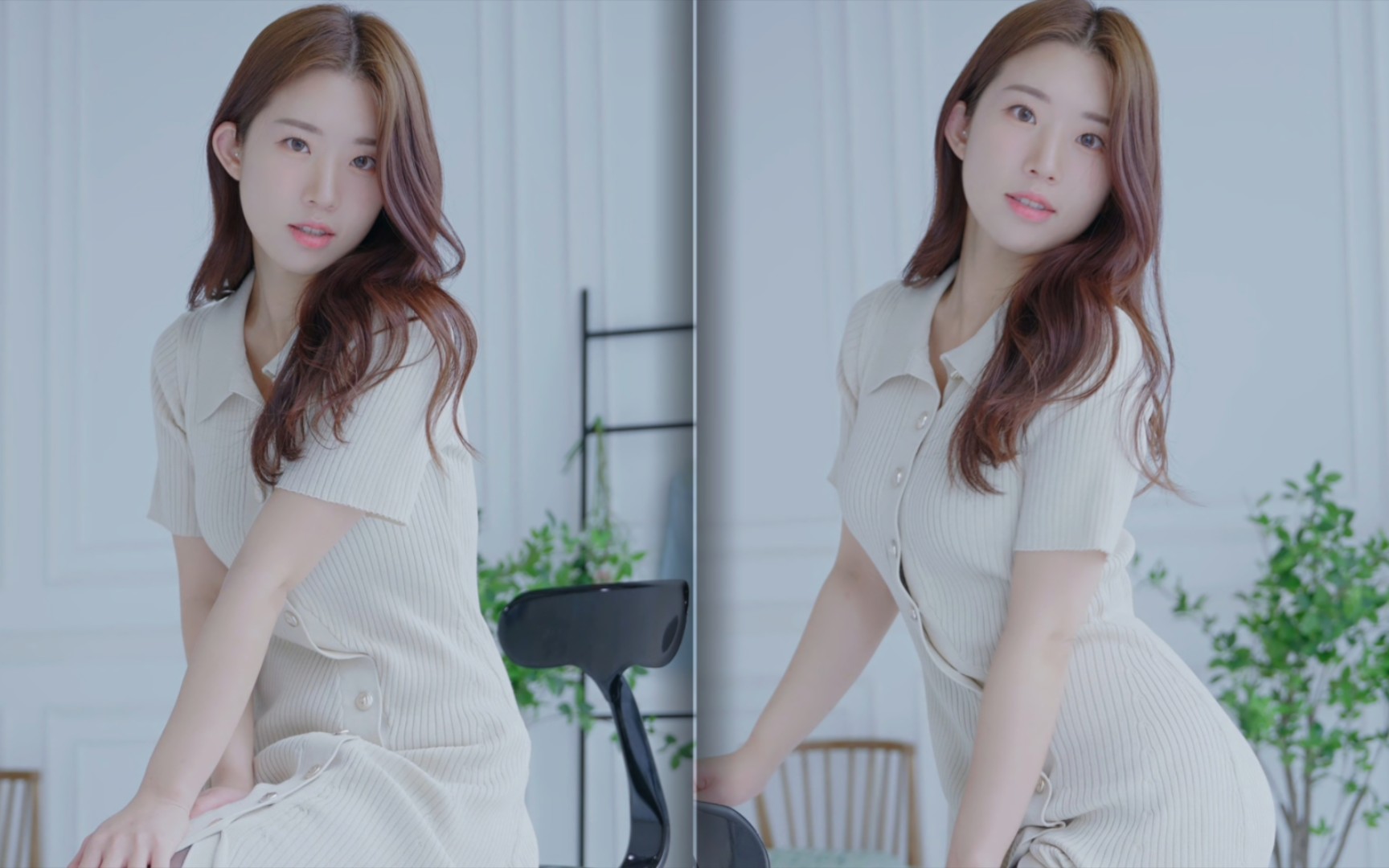 seoyoon小姐姐#白色长裙,黑丝(157)