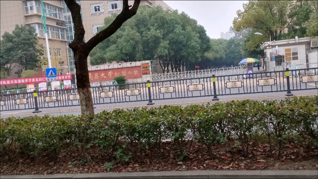 回母校南大附中(南昌大学附中)玩球