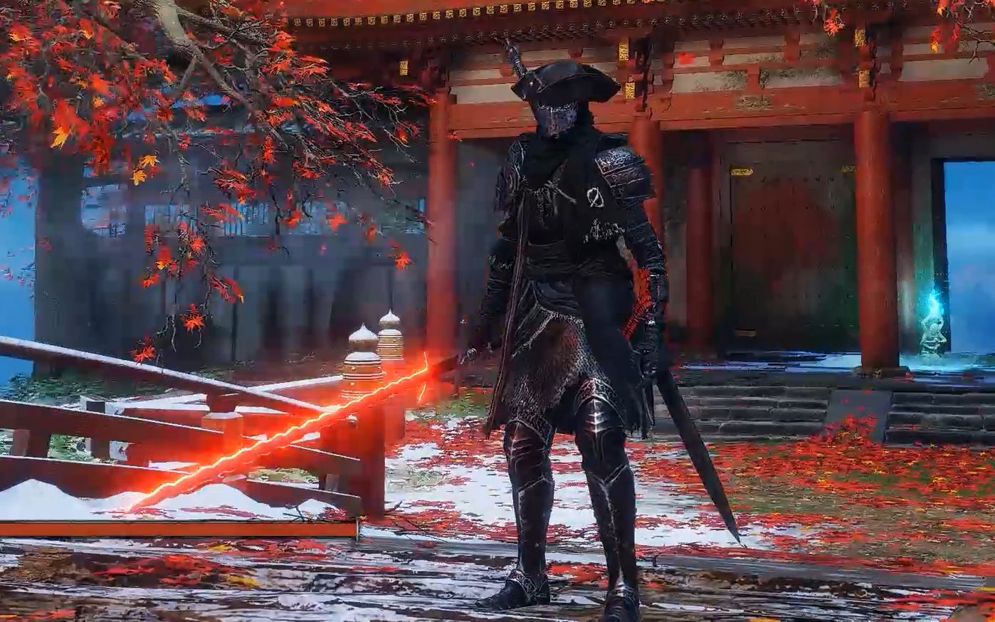 sr只狼mod演示暗月骑士套装焰形大剑试刀员宫内破戒僧一直逃课一直爽