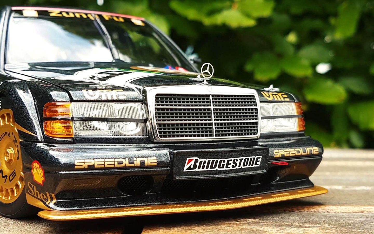 【汽车模型】autoart 1:18 梅赛德斯奔驰 190e 2.5-16v evo 2 澳门9号