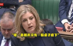 Télécharger la video: “呃…首相并没有…躲桌子底下”，英国下议院笑成一团