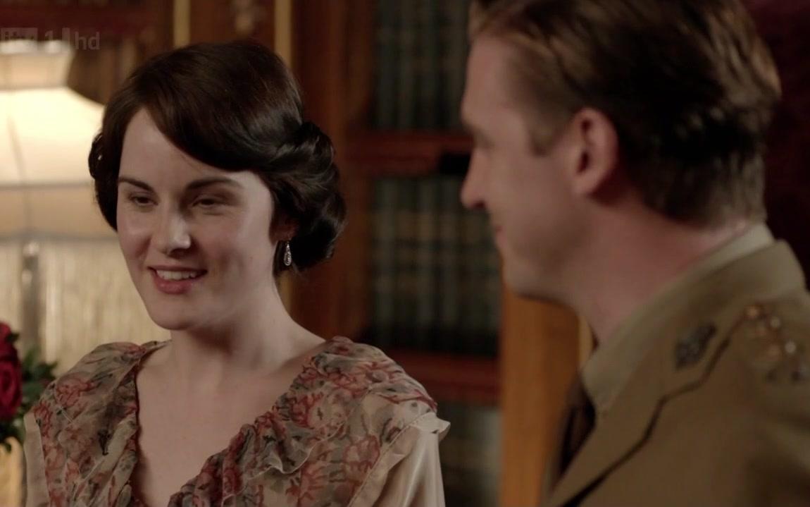 [图]唐顿庄园 Downton Abbey 大表哥与大小姐对唱 if you were the only girl in the world