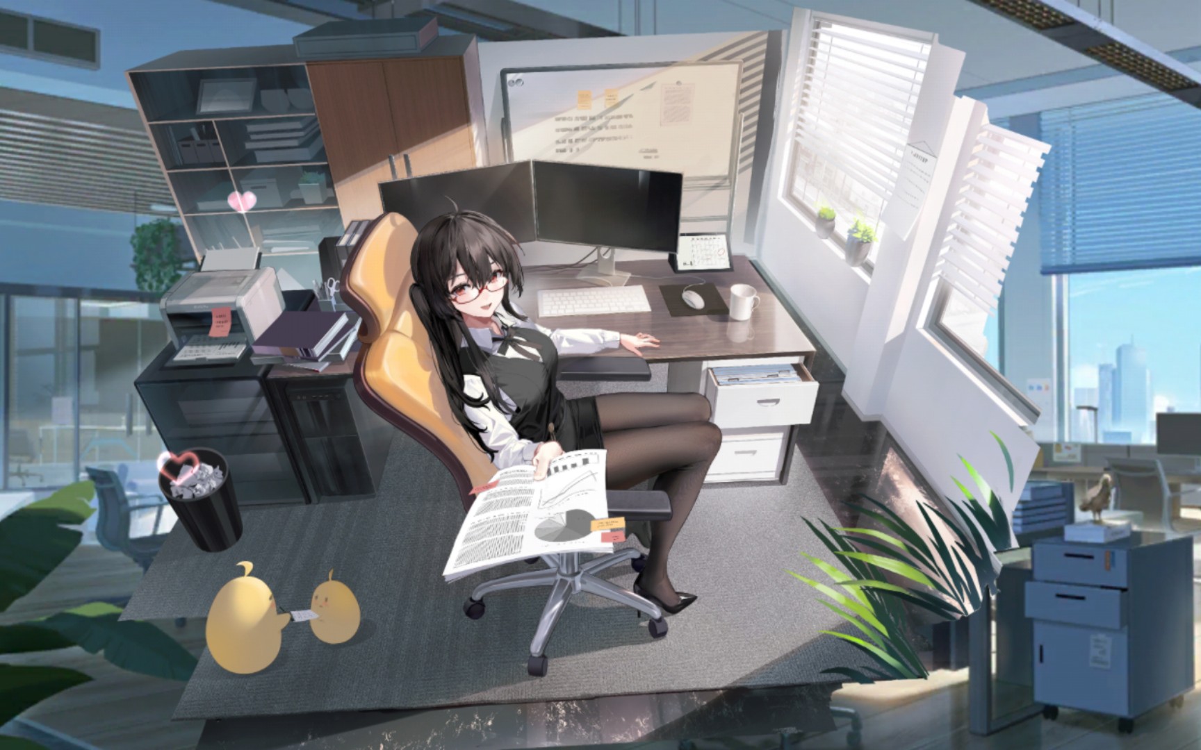 【碧蓝航线皮肤】首发!伦敦「高效工作时间」【动态立绘】皮肤速览!