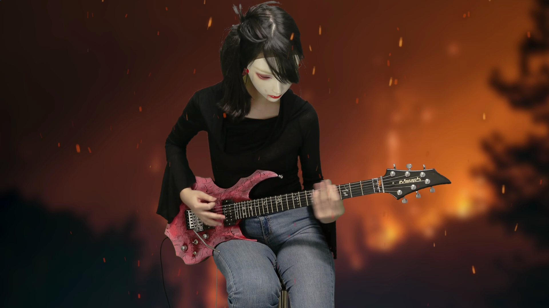 【电吉他】《through the fire and flames》dragonforce-nacoco