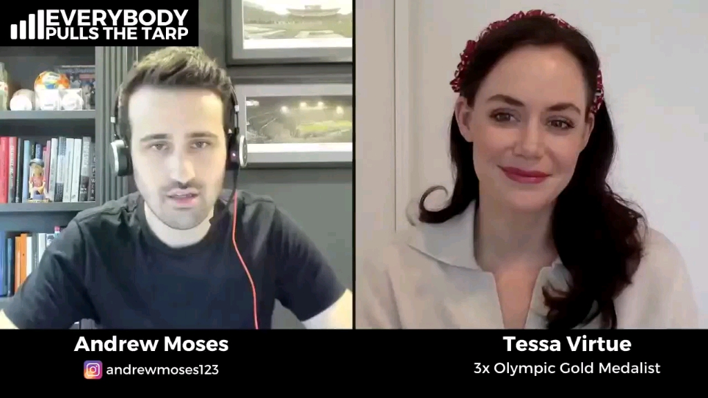 [图]Interview with Tessa Virtue ( On Podcast EVERYBODY PULLS THE TARP )