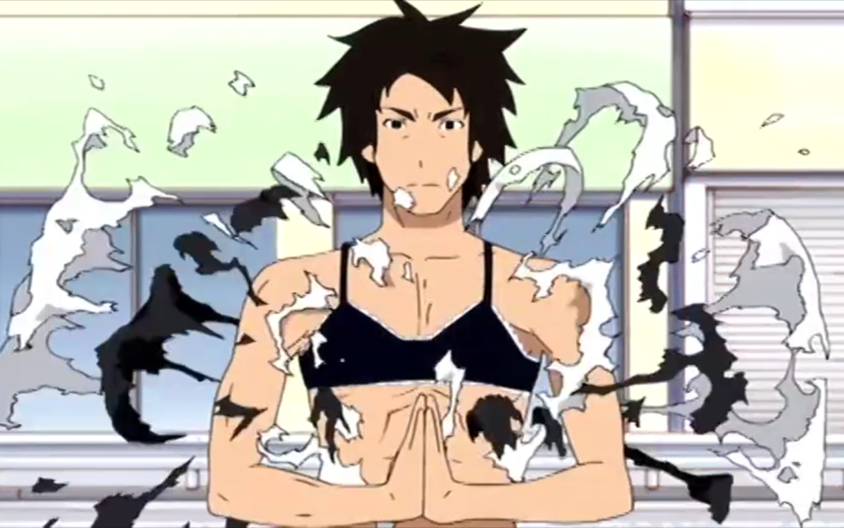 前方高能!猛男爆衣!