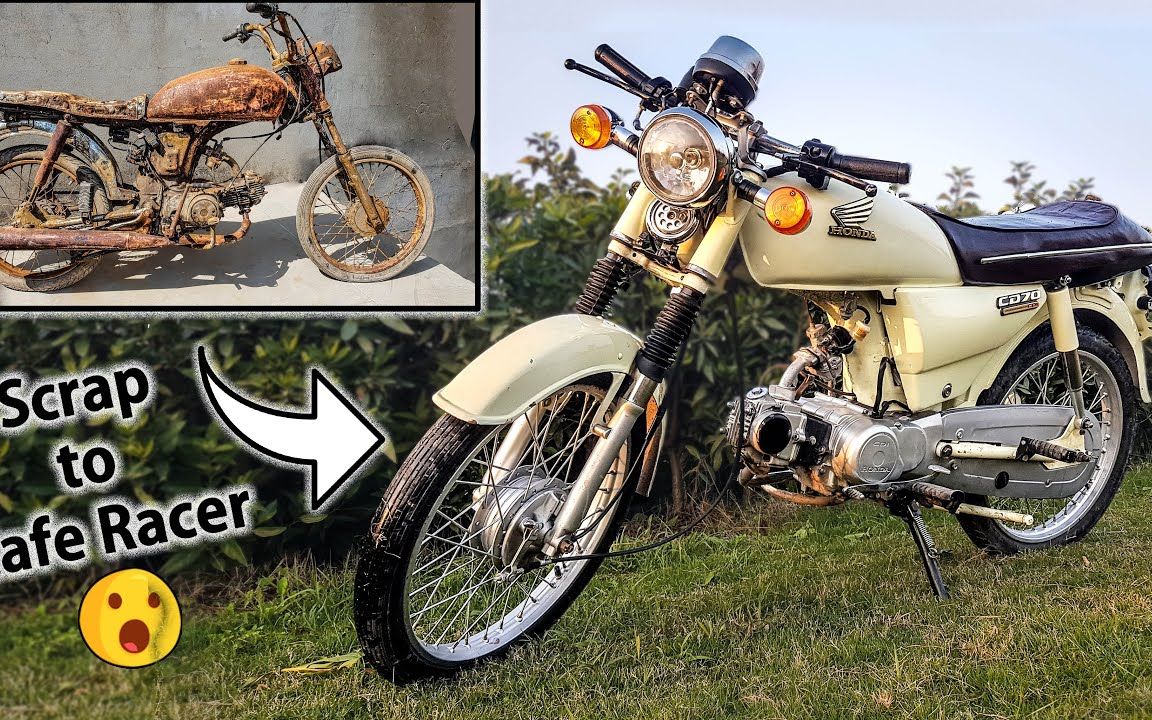 恢复本田cd 70摩托车