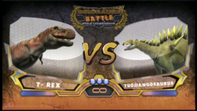 恐龙争霸霸王龙vs沱江龙.