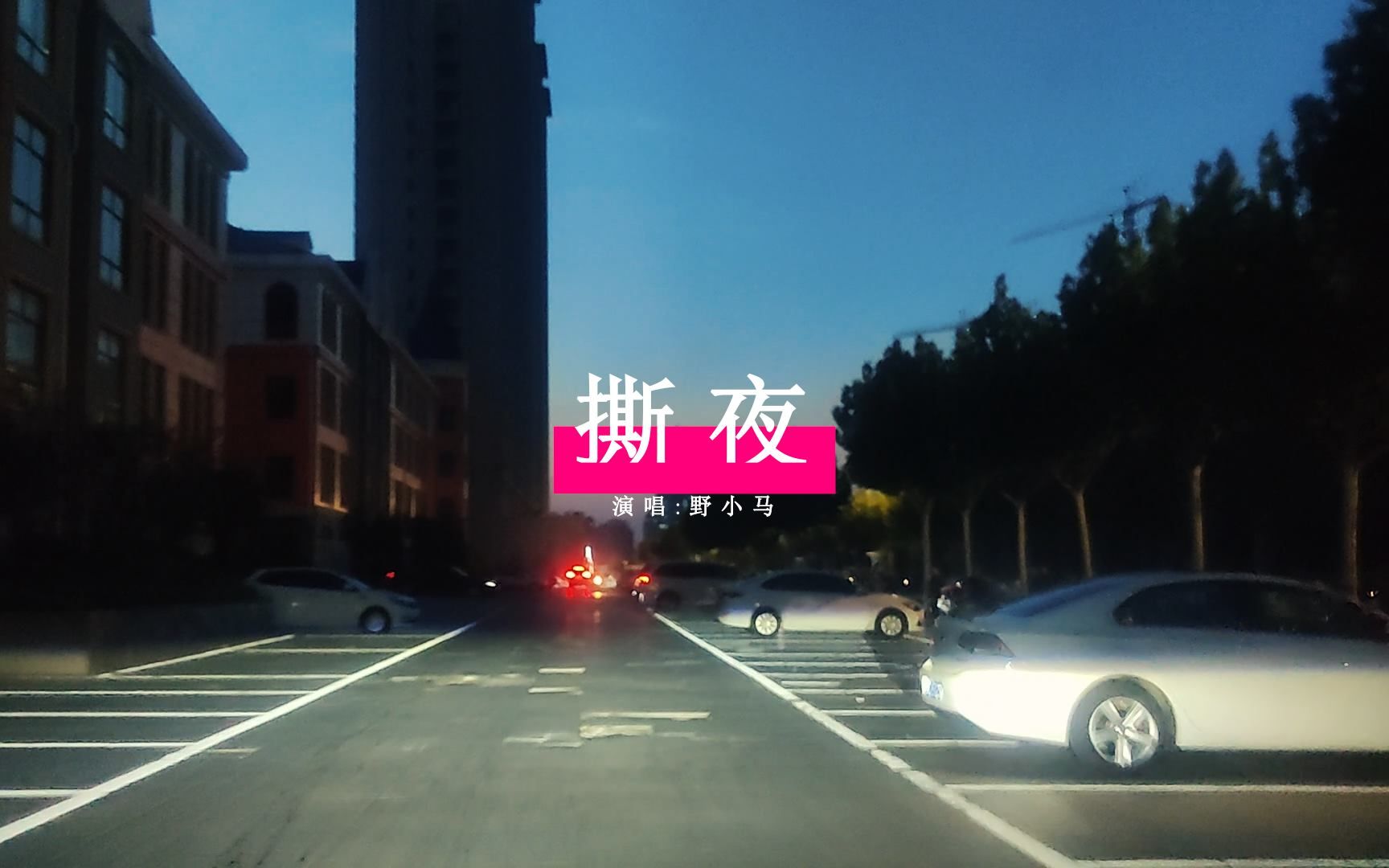 [图]【音乐】野小马《撕夜》正式版：撕不开的夜，追不上的马，抓不住的风，握不住的光，留不住的人！