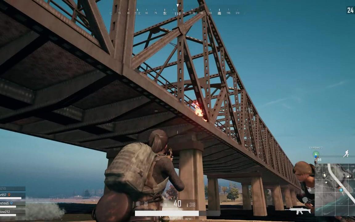 绝地求生:十颗手雷炸桥,韦神也扛不住啊!