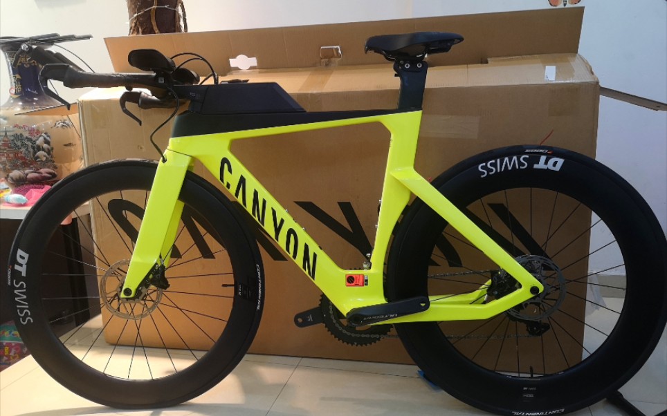 canyonspeedmax铁三自行车开箱