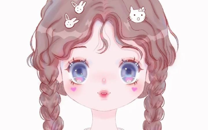 【手绘头像】 可爱Q版头像 procreate绘画哔哩哔哩bilibili