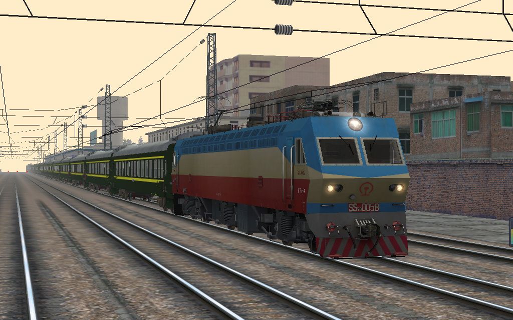 【微软模拟火车】宝成线2.0秦岭-七里坪段,ss7d0058单机