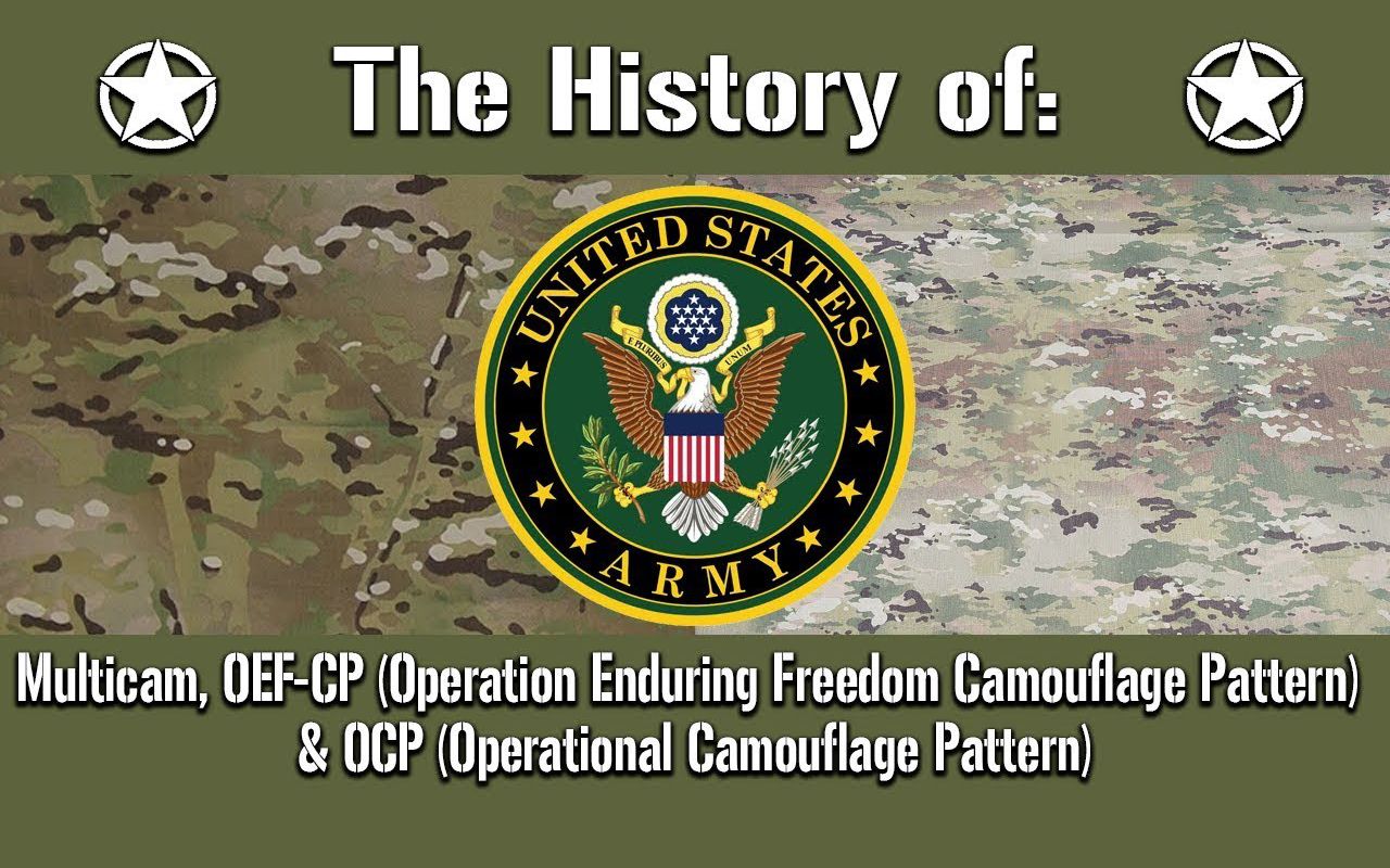 中字美国陆军ocp迷彩的前世今生oefcpocp制服的历史