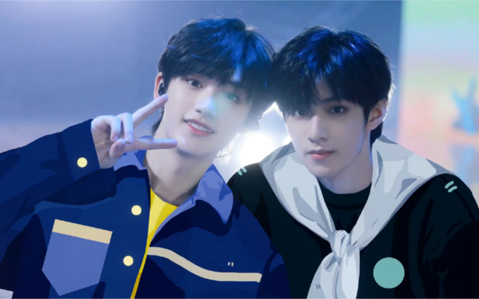 时代少年团丁程鑫刘耀文,耀文不愧是丁哥带大的