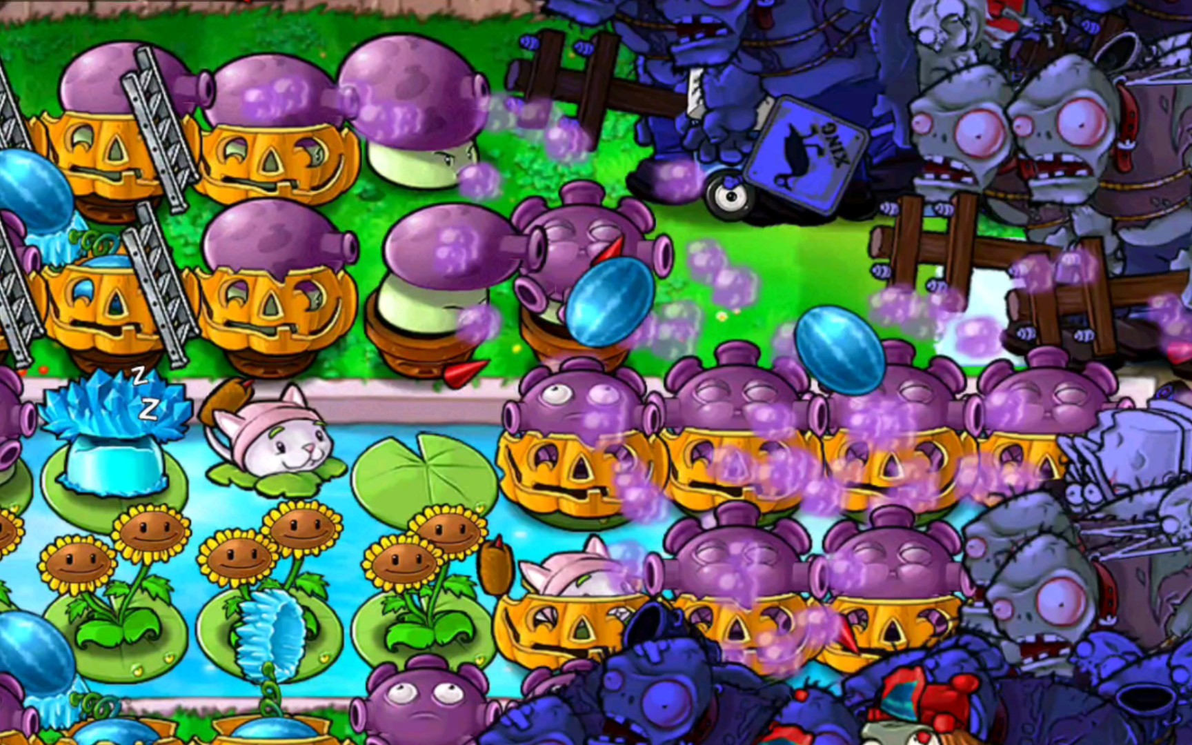 【pvz·pe】96无炮 140～160flags_单机游戏热门视频