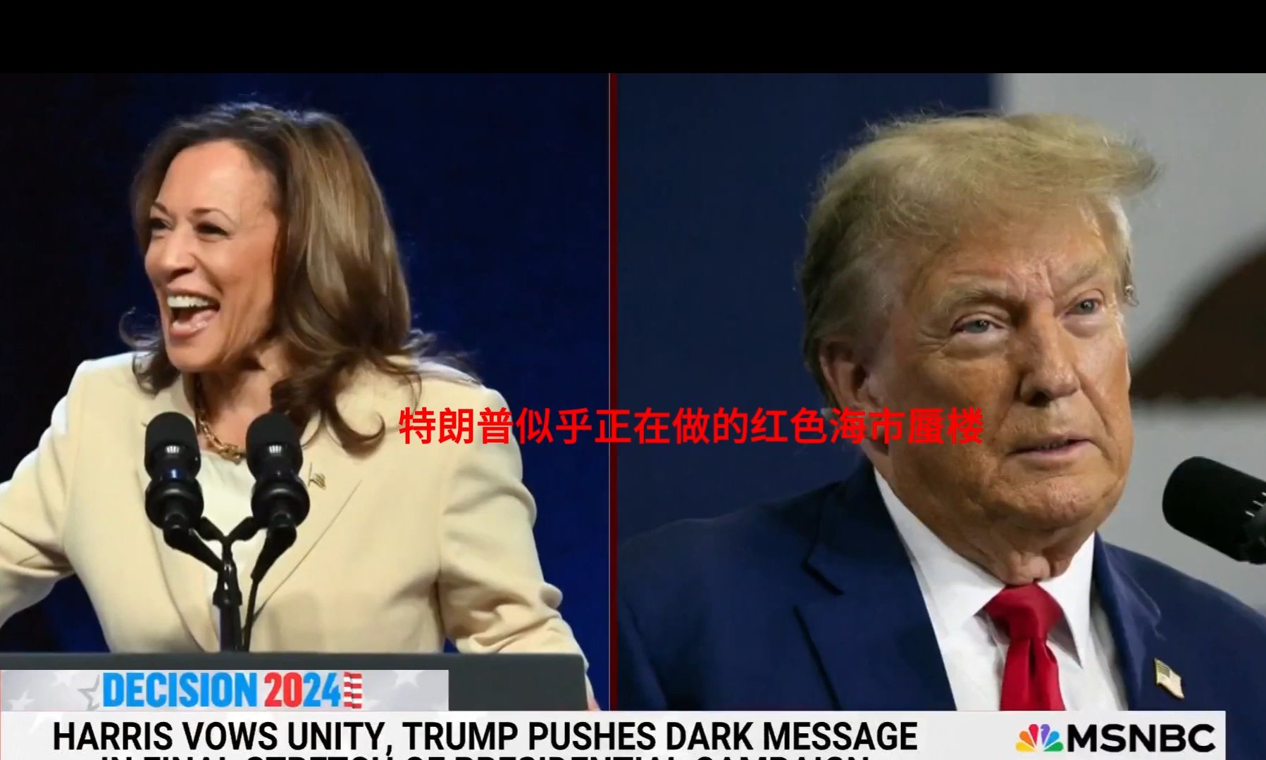 美国大选最新消息(2024年11月4日23:28):MSNBC新闻社发布威斯康星州民主党主席本ⷥ聥…‹勒讨论了前总统奥巴马周日在密尔沃基向选民做最后的推销...