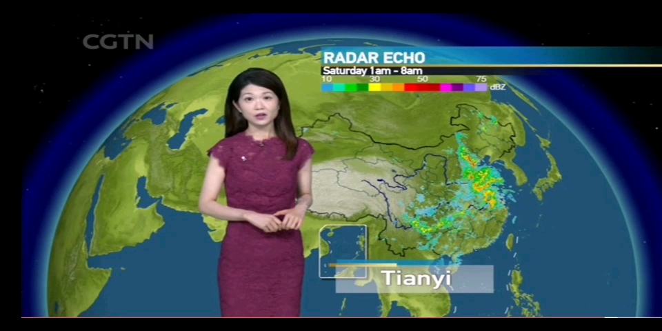 [图]CGTN英语新闻频道天气预报——中国城市（大写字母）篇