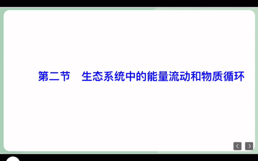 19.2 生态系统中的能量流动和物质循环哔哩哔哩bilibili