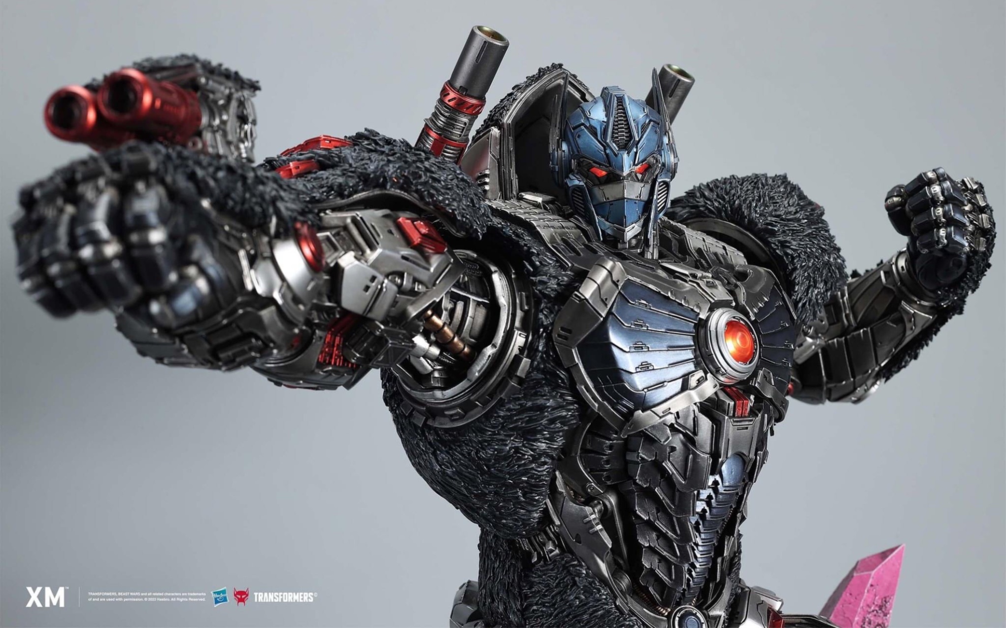 新品发布:xm studio bw 擎天圣 猩猩队长 雕像 变形金刚超能勇士