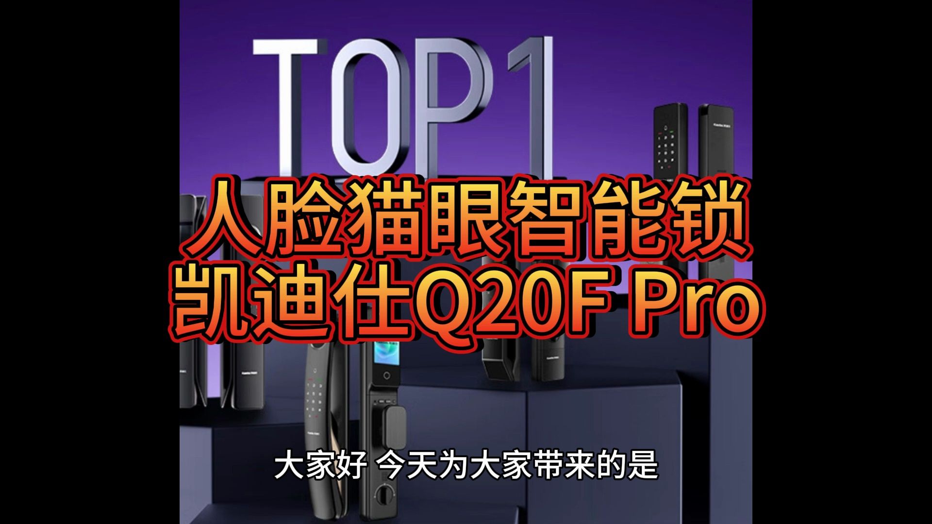 凯迪仕智能门锁Q20F Pro首发评测,优缺点怎么样,参数配置介绍哔哩哔哩bilibili