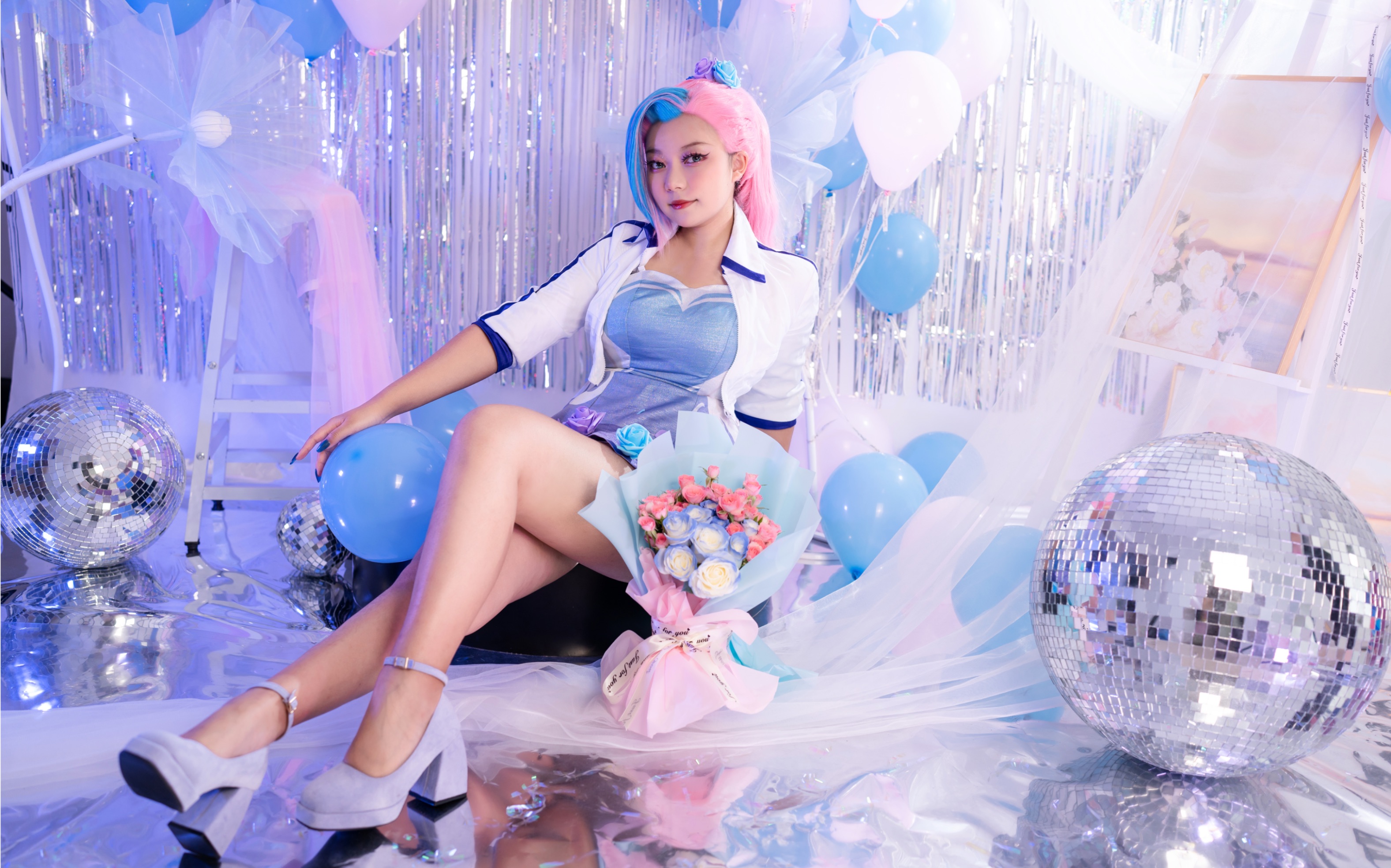 252】英雄联盟 萨勒芬妮*明日新星*cos正片欣赏「和我一起追逐梦想吧