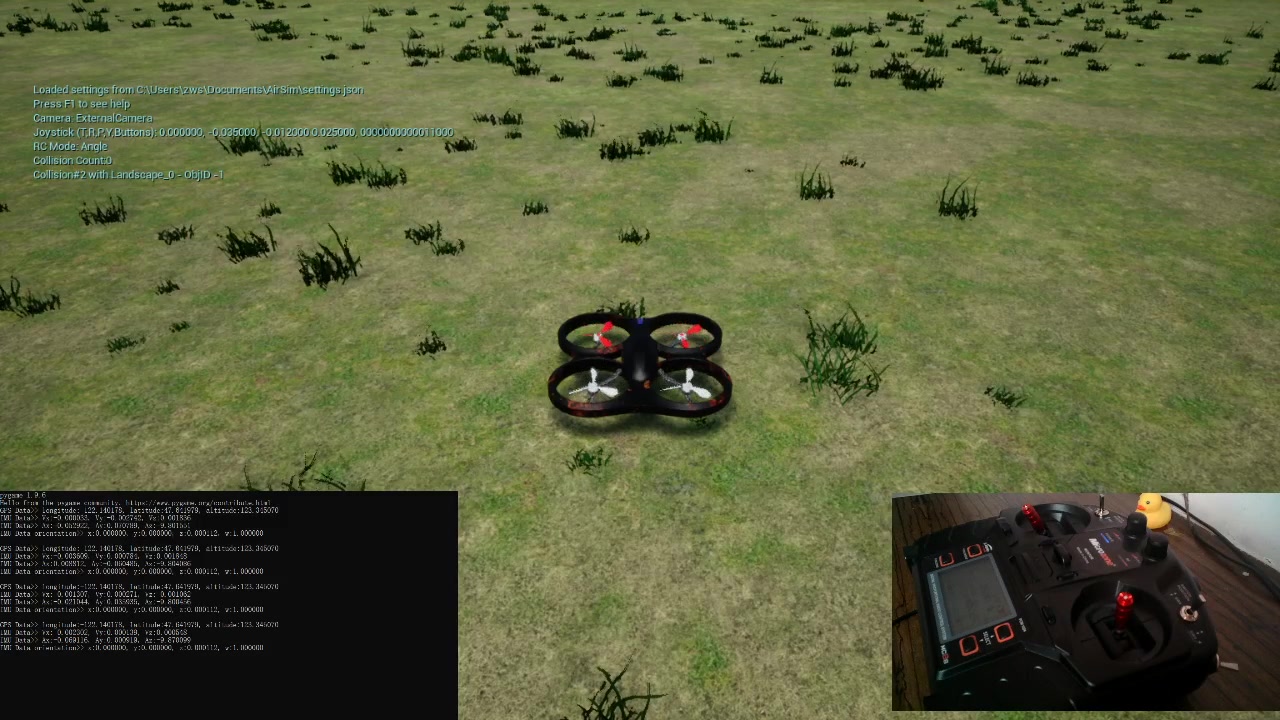 使用航模遥控器连接控制AirSim模拟器UE4microsoftairsim哔哩哔哩bilibili