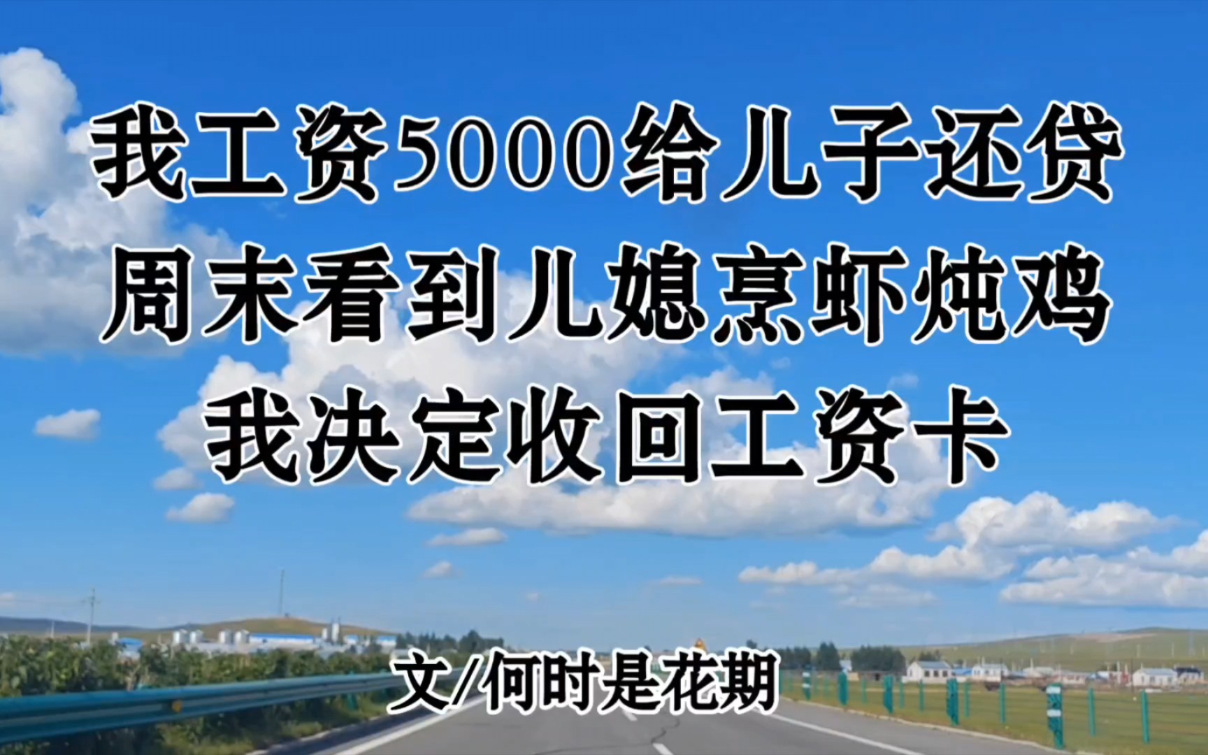 我工资5000给儿子还贷,周末看到儿媳烹虾炖鸡,我决定收回工资卡哔哩哔哩bilibili