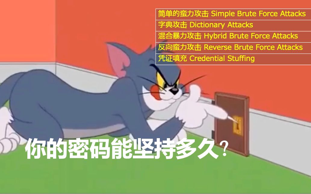 Brute Force Attack蛮力攻击,字典攻击,黑客密码分析哔哩哔哩bilibili